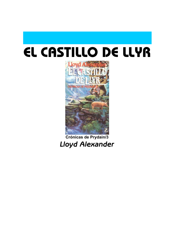 Portada de Microsoft Word - El castillo de Llyr.doc